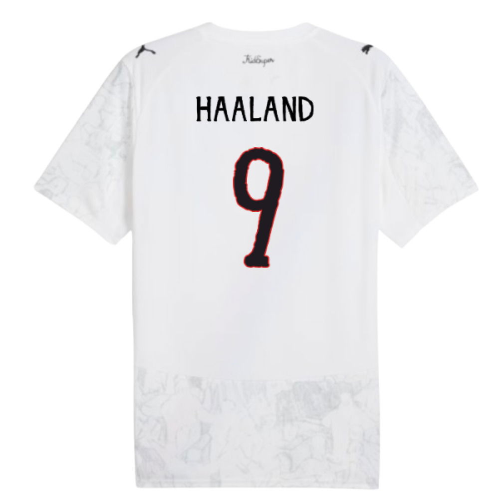2025-2026 KIDSUPER x Manchester City CWC Shirt (White) (Haaland 9)