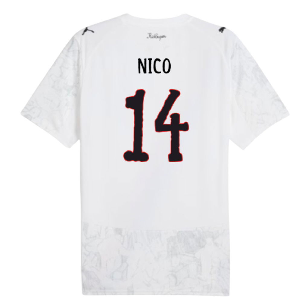 2025-2026 KIDSUPER x Manchester City CWC Shirt (White) (Nico 14)