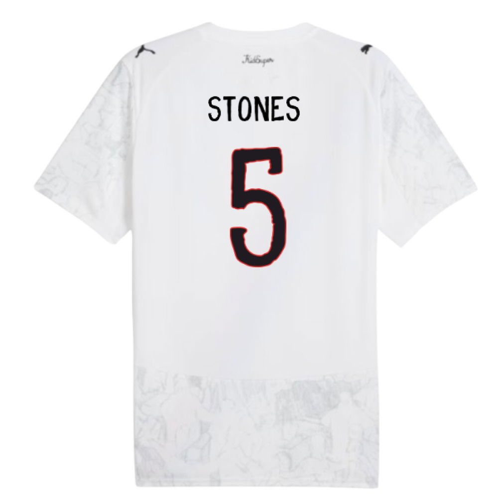 2025-2026 KIDSUPER x Manchester City CWC Shirt (White) (Stones 5)