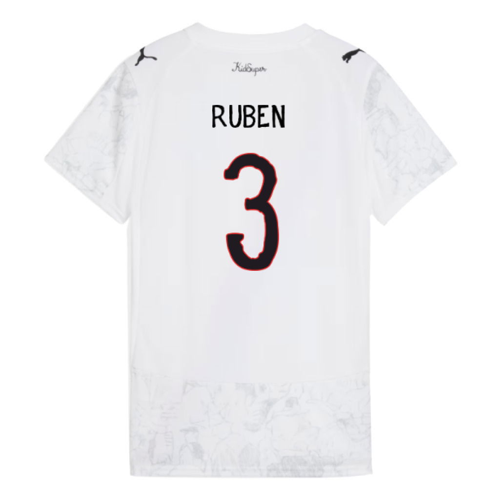 2025-2026 KIDSUPER x Manchester City CWC Shirt (White) - Womens (Ruben 3)
