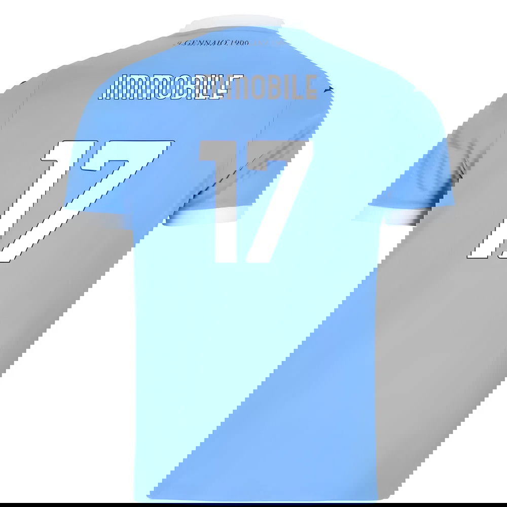 2025-2026 Lazio Home Shirt (Immobile 17)