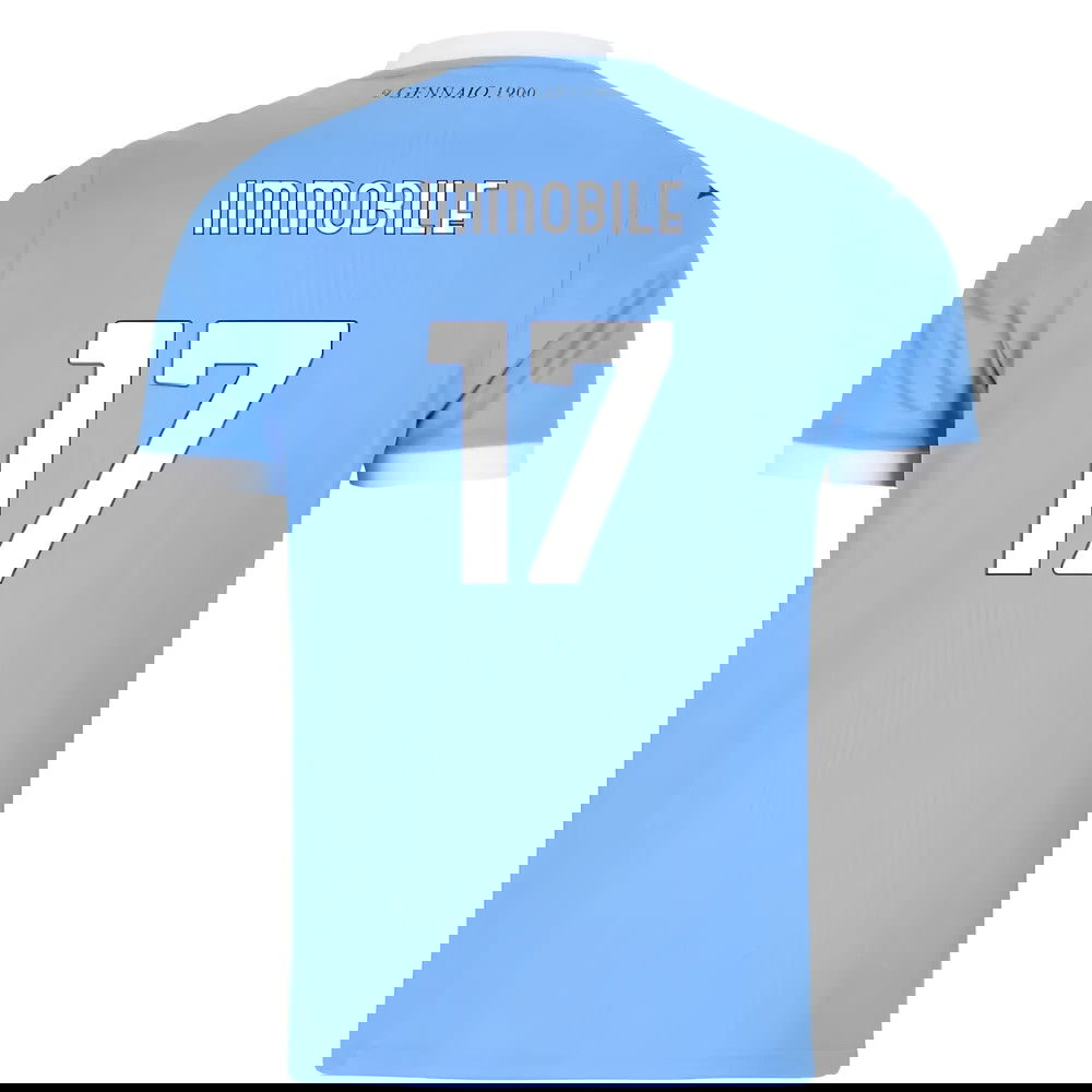 2025-2026 Lazio Home Shirt (Kids) (Immobile 17)