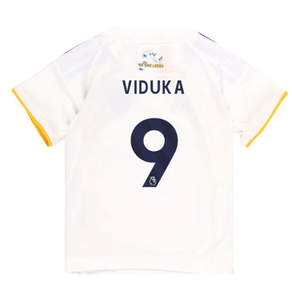 2025-2026 Leeds United Home Baby Kit (Viduka 9)