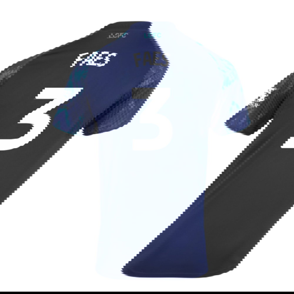 2025-2026 Leicester City Away Shirt (Faes 3)