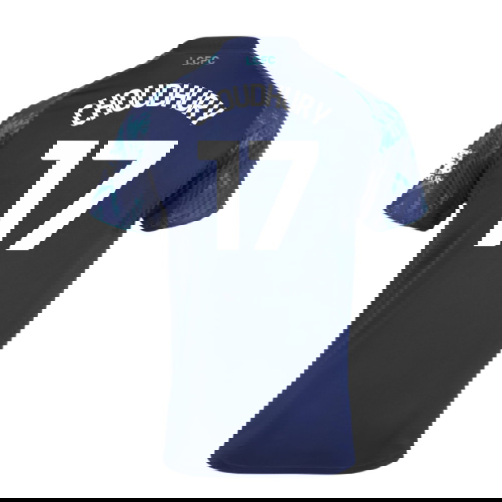 2025-2026 Leicester City Away Shirt - Kids (Choudhury 17)