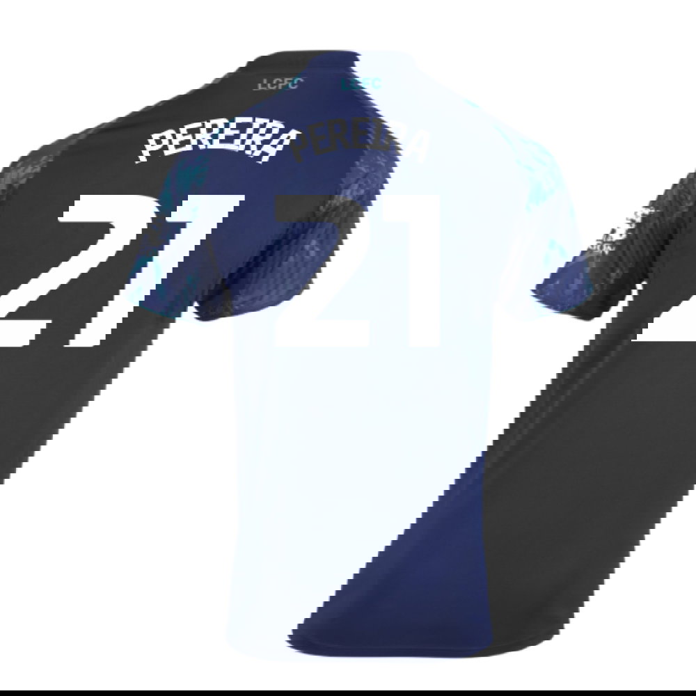 2025-2026 Leicester City Away Shirt - Kids (Pereira 21)