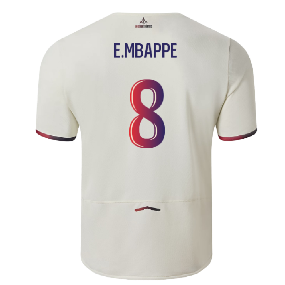 2025-2026 Lille Away Shirt (E.Mbappe 8)
