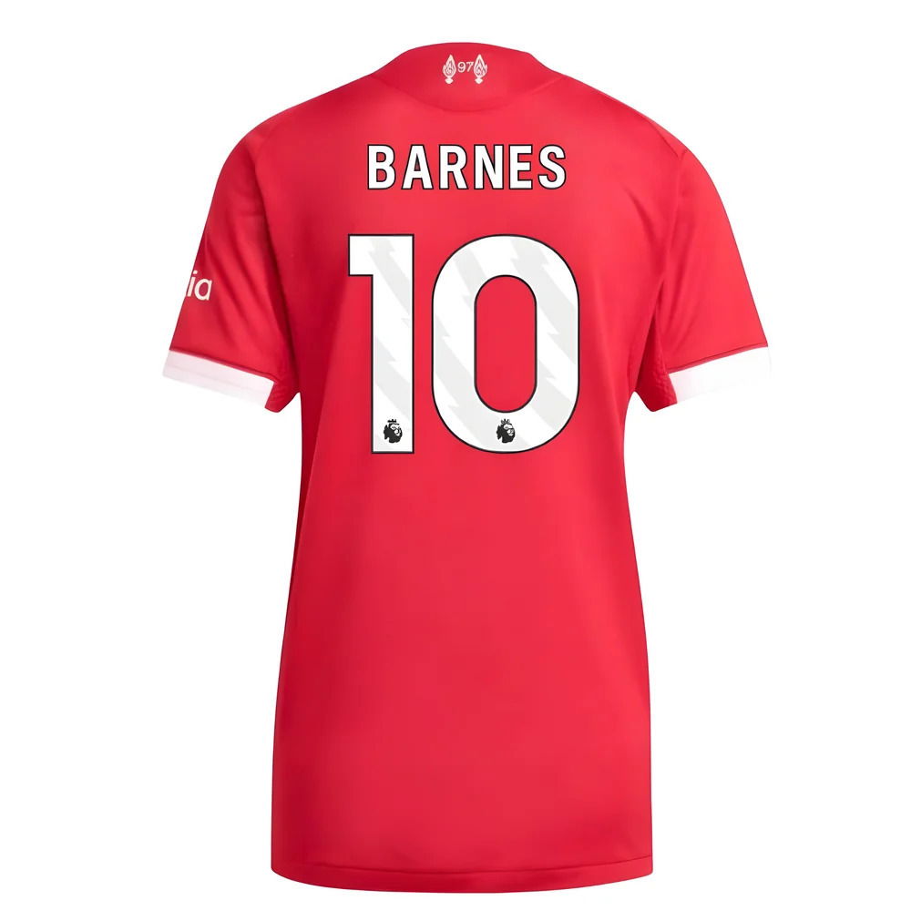 2025-2026 Liverpool Authentic Home Shirt (Womens) (Barnes 10)
