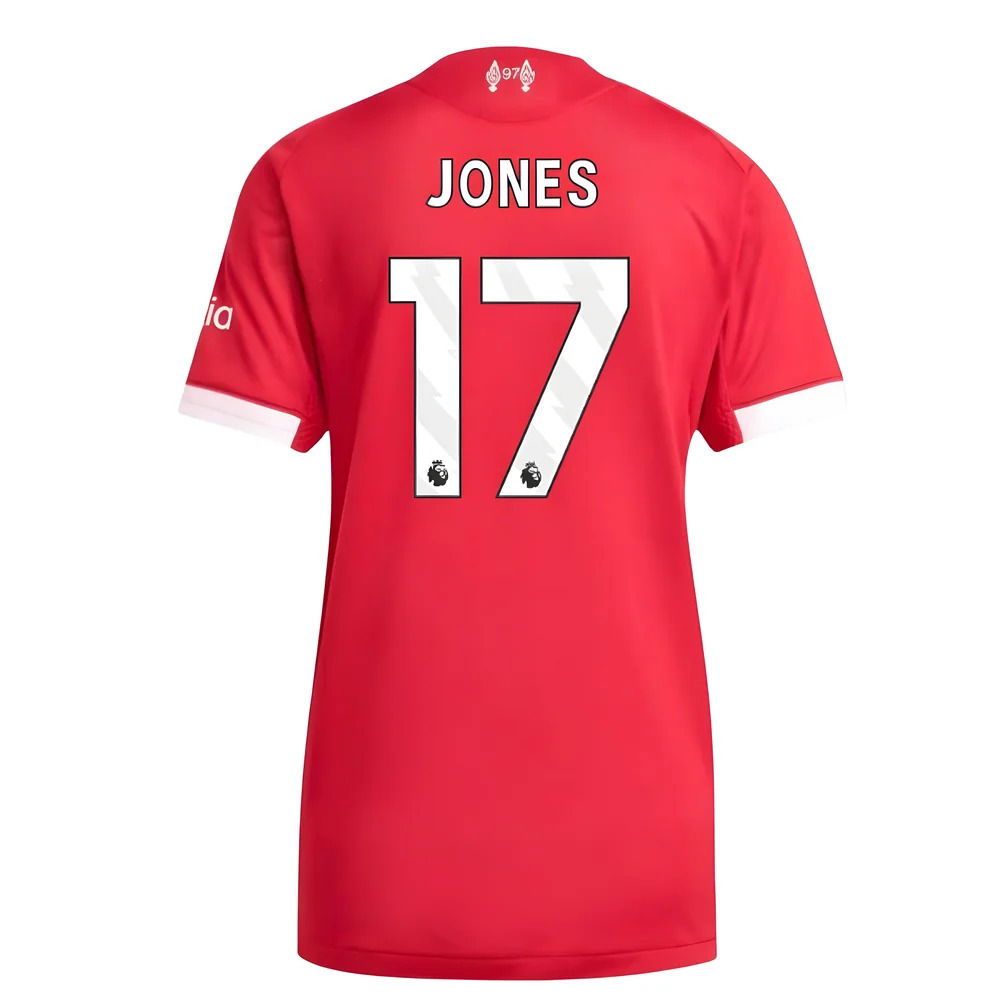 2025-2026 Liverpool Authentic Home Shirt (Womens) (Jones 17)