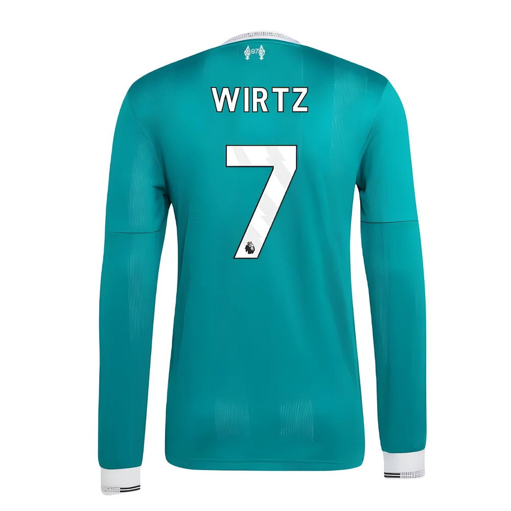 2025-2026 Liverpool Authentic Long Sleeve Third Shirt (Wirtz 7)