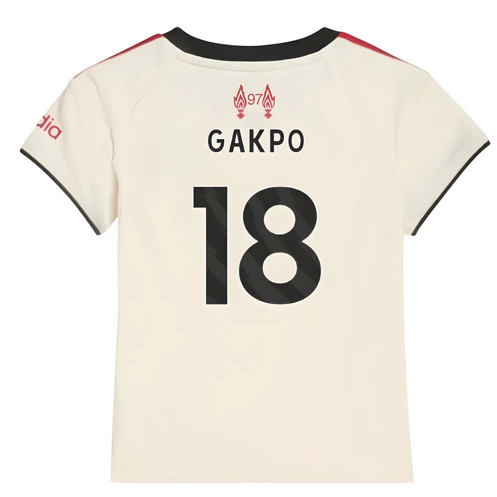 2025-2026 Liverpool Away Baby Kit (Gakpo 18)