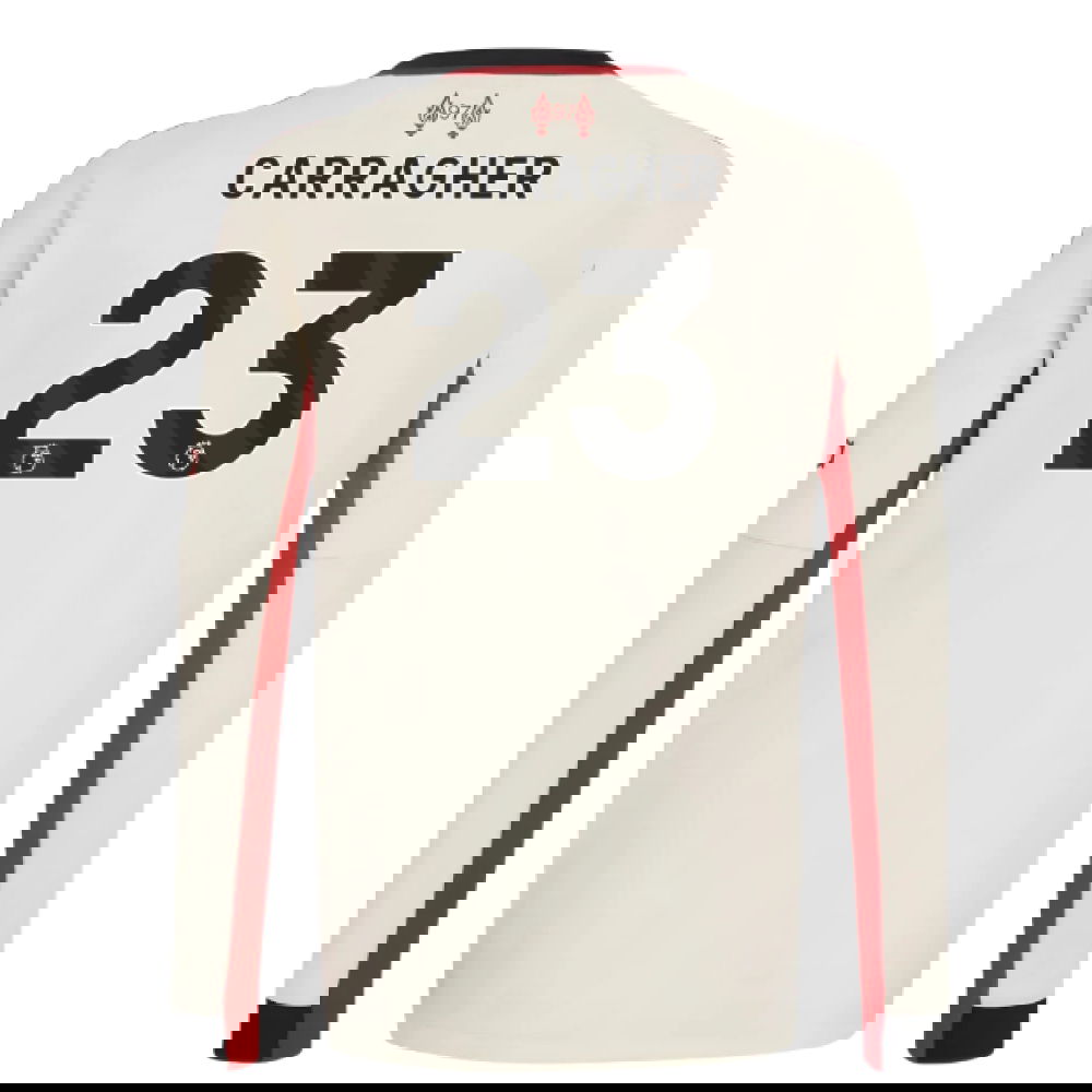 2025-2026 Liverpool Away Long Sleeve Shirt (Kids) (Carragher 23)