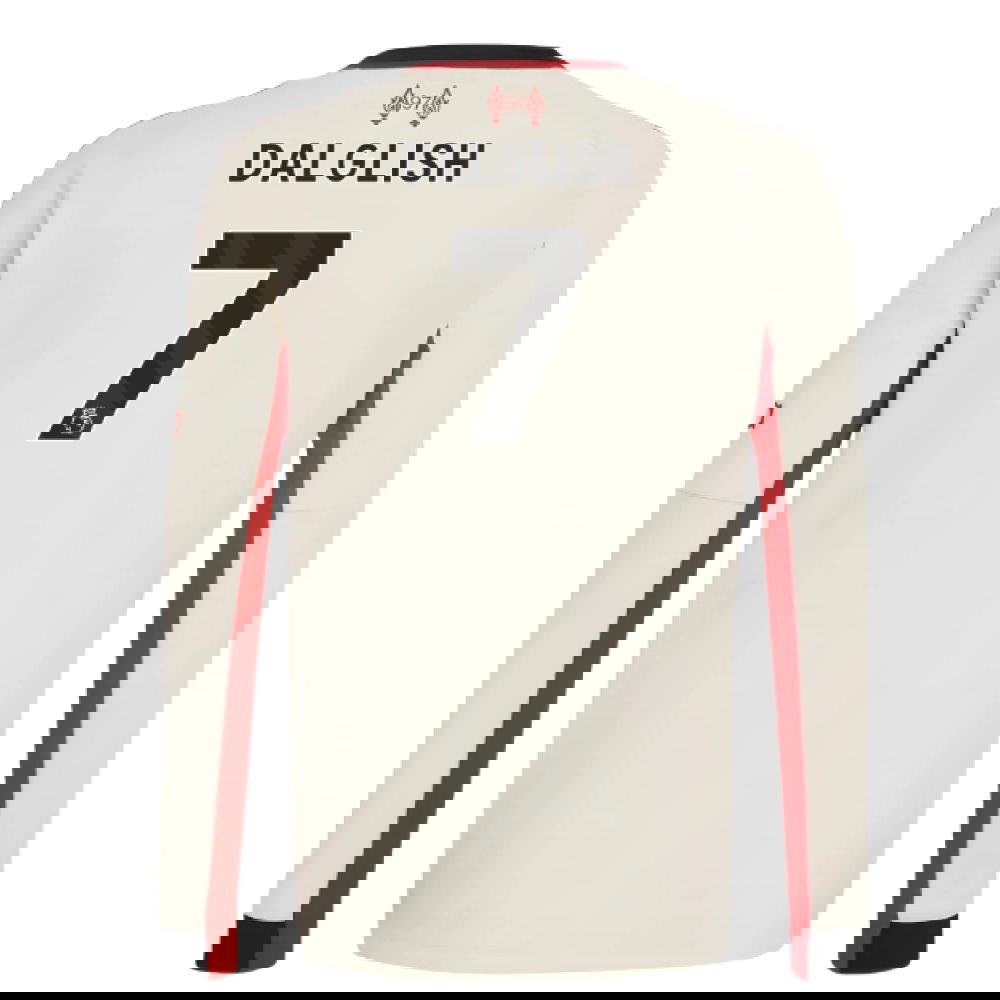 2025-2026 Liverpool Away Long Sleeve Shirt (Kids) (Dalglish 7)