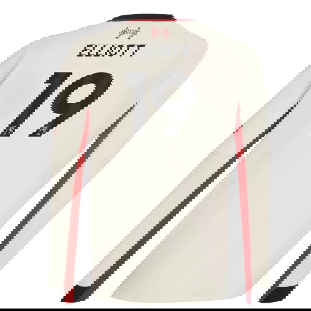 2025-2026 Liverpool Away Long Sleeve Shirt (Kids) (Elliott 19)