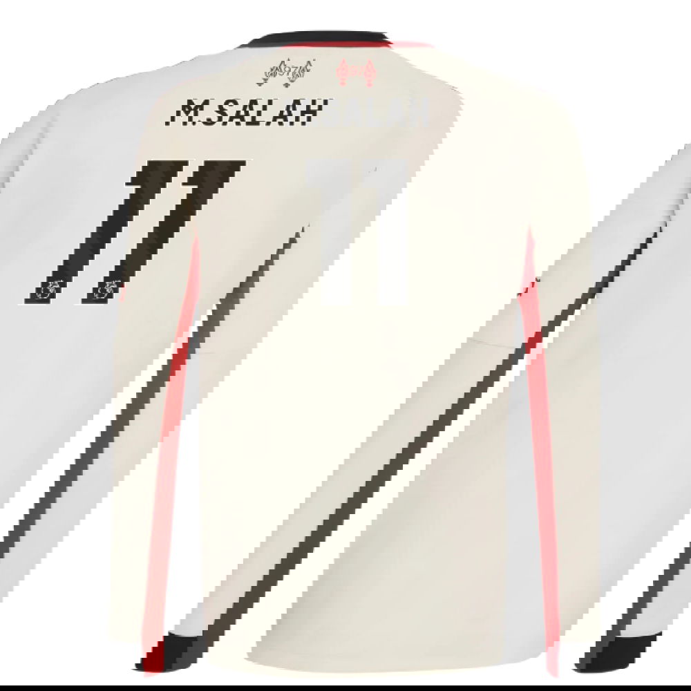 2025-2026 Liverpool Away Long Sleeve Shirt (Kids) (M.Salah 11)