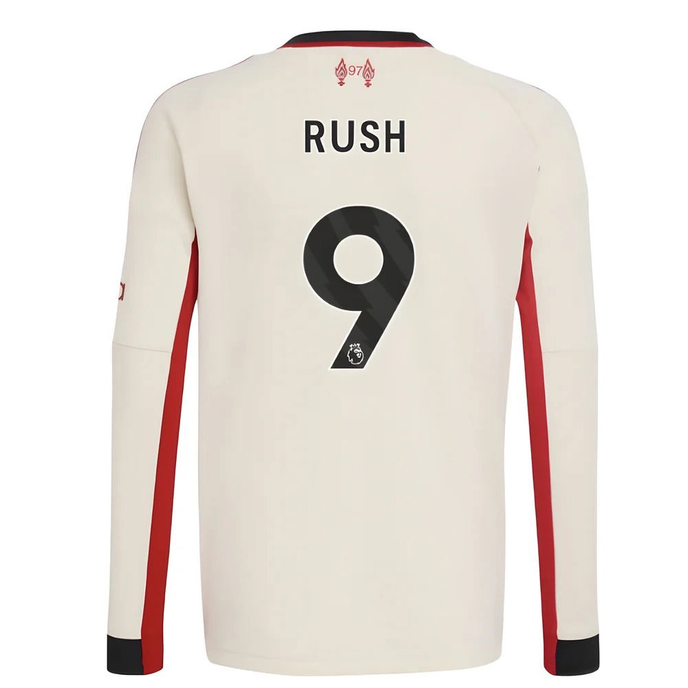 2025-2026 Liverpool Away Long Sleeve Shirt (Kids) (Rush 9)
