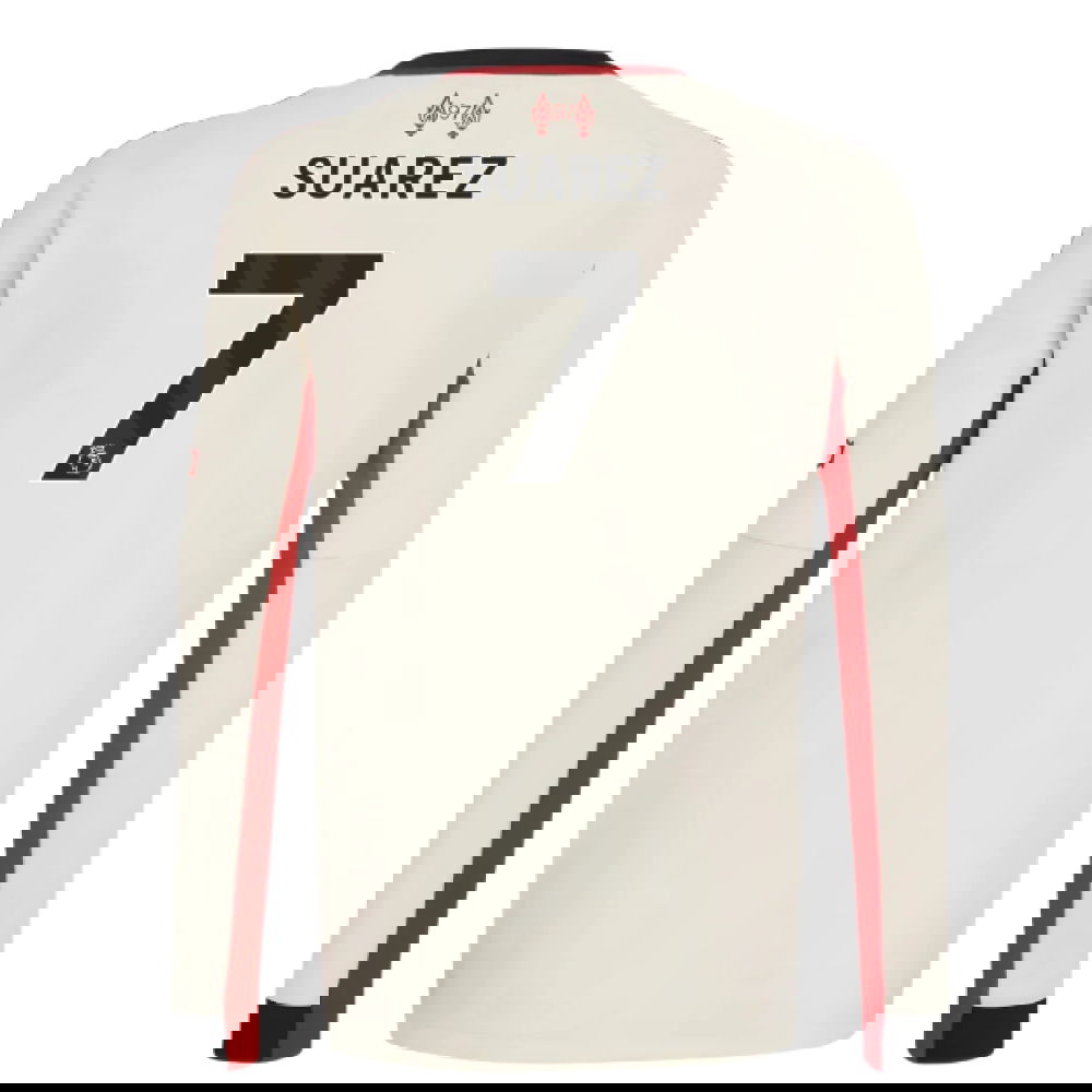 2025-2026 Liverpool Away Long Sleeve Shirt (Kids) (Suarez 7)