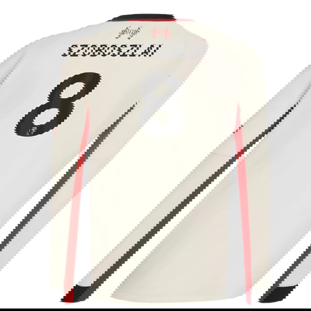 2025-2026 Liverpool Away Long Sleeve Shirt (Kids) (Szoboszlai 8)