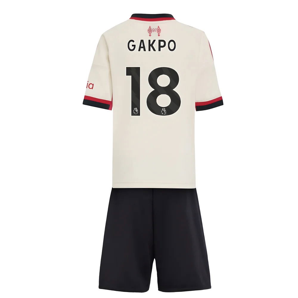 2025-2026 Liverpool Away Mini Kit (Gakpo 18)