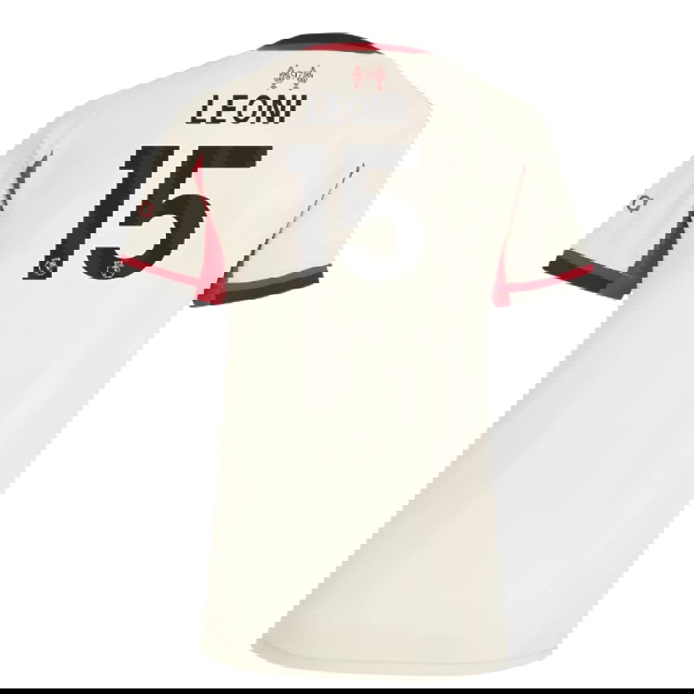 2025-2026 Liverpool Away Shirt (Womens) (Leoni 15)