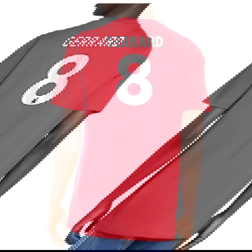 2025-2026 Liverpool DNA Graphic Tee (Red) (Gerrard 8)