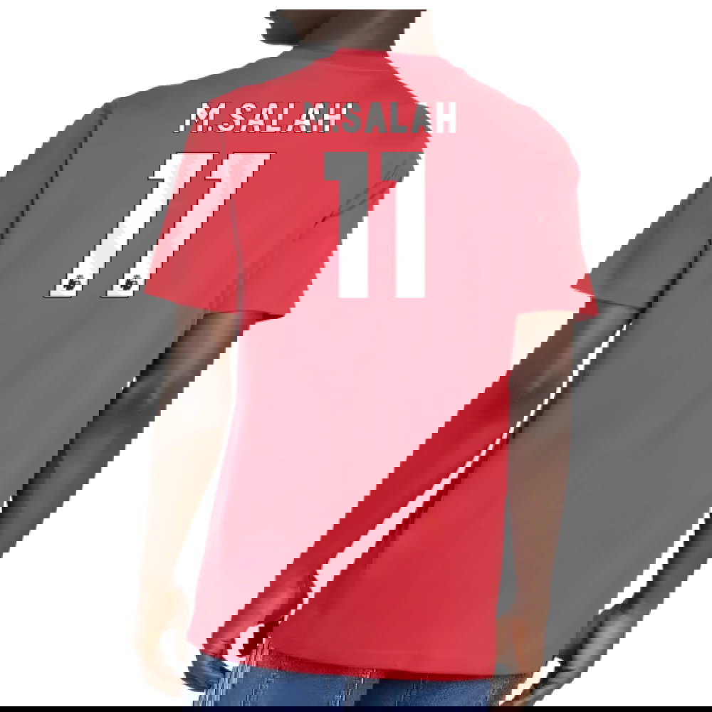 2025-2026 Liverpool DNA Graphic Tee (Red) (M.Salah 11)