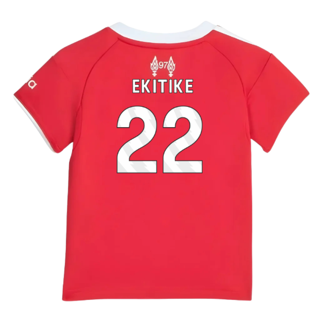 2025-2026 Liverpool Home Baby Kit (Ekitike 22)