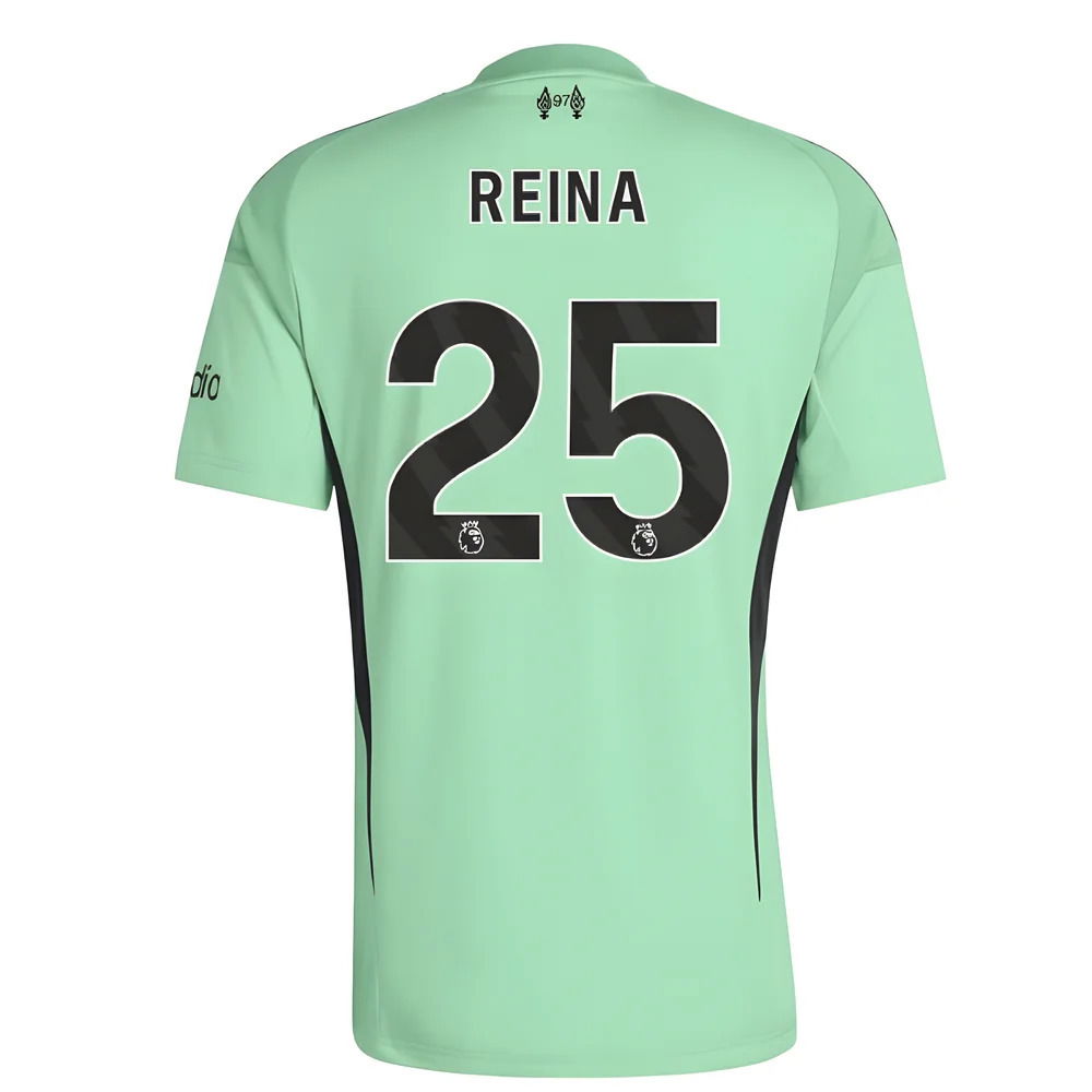 2025-2026 Liverpool Home Goalkeeper Shirt (Glory Mint) - Kids (Reina 25)