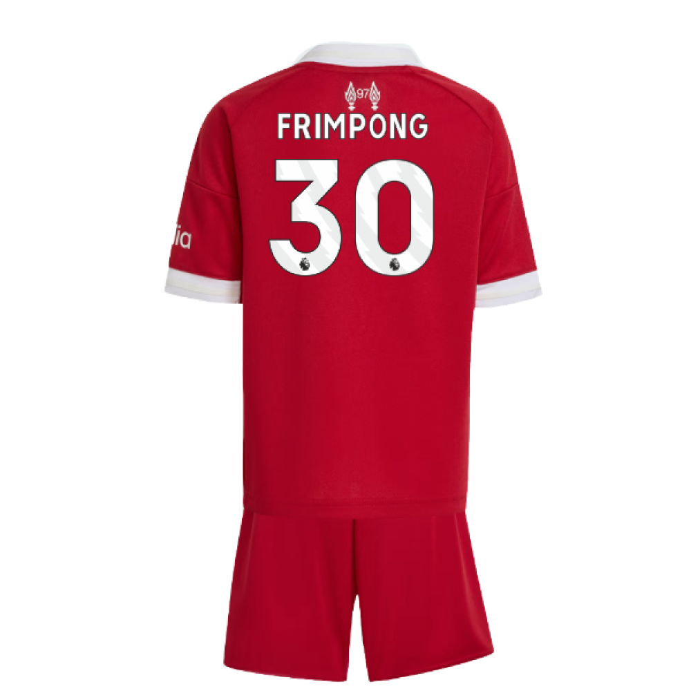 2025-2026 Liverpool Home Mini Kit (Frimpong 30)