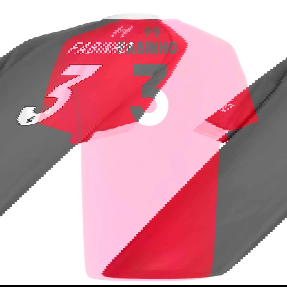 2025-2026 Liverpool Home Shirt (Kids) (Fabinho 3)