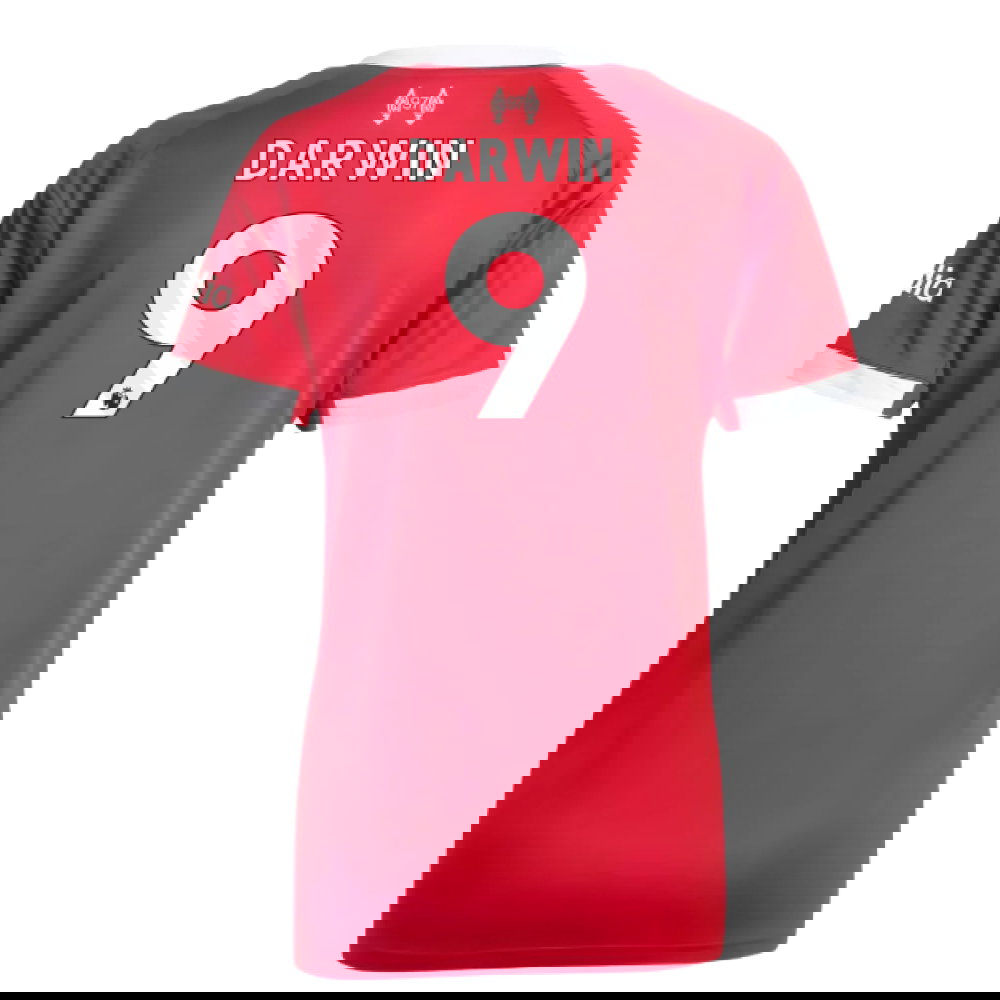 2025-2026 Liverpool Home Shirt (Womens) (Darwin 9)