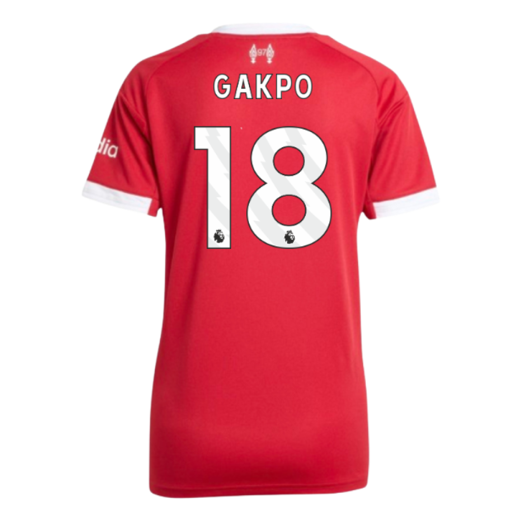 2025-2026 Liverpool Home Shirt (Womens) (Gakpo 18)
