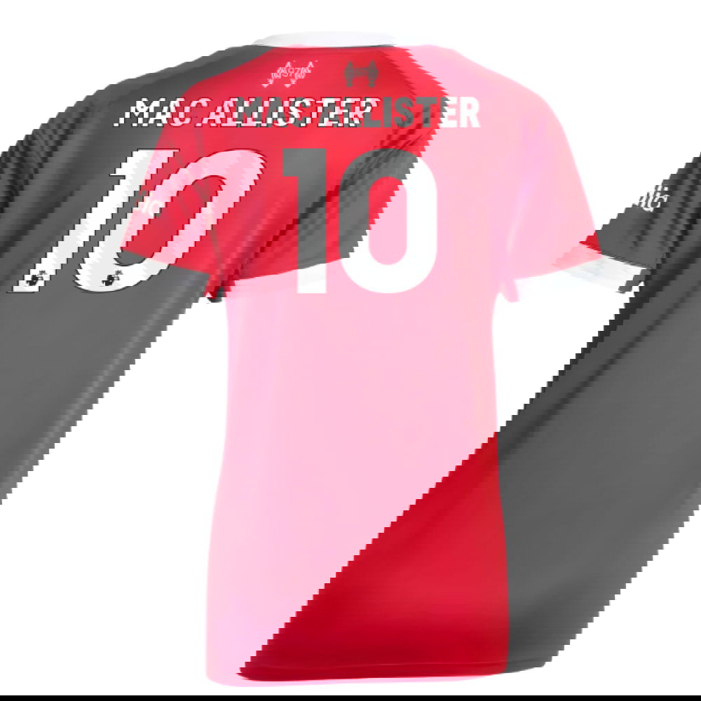 2025-2026 Liverpool Home Shirt (Womens) (Mac Allister 10)