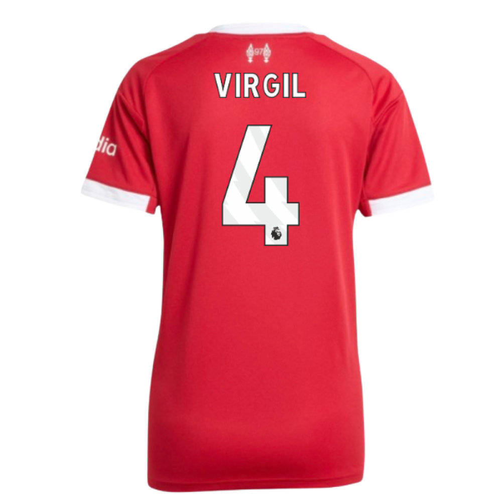 2025-2026 Liverpool Home Shirt (Womens) (Virgil 4)