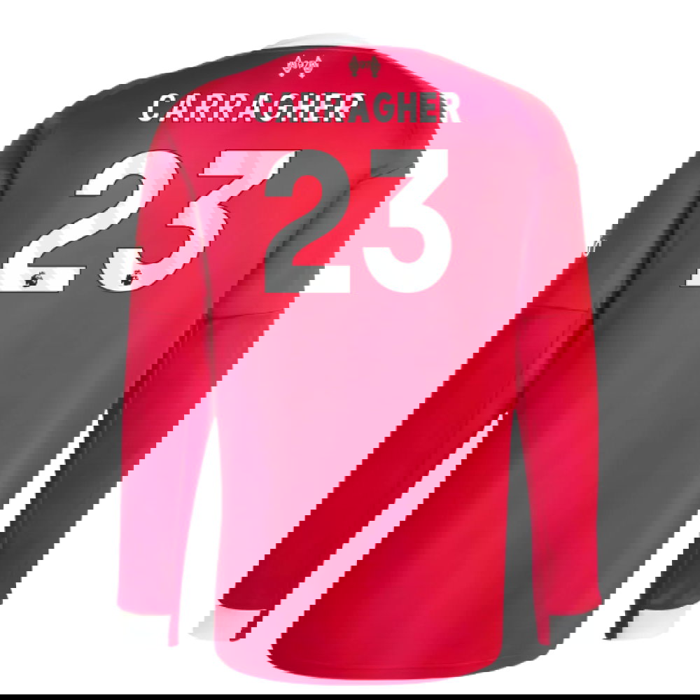 2025-2026 Liverpool Long Sleeve Home Shirt (Carragher 23)