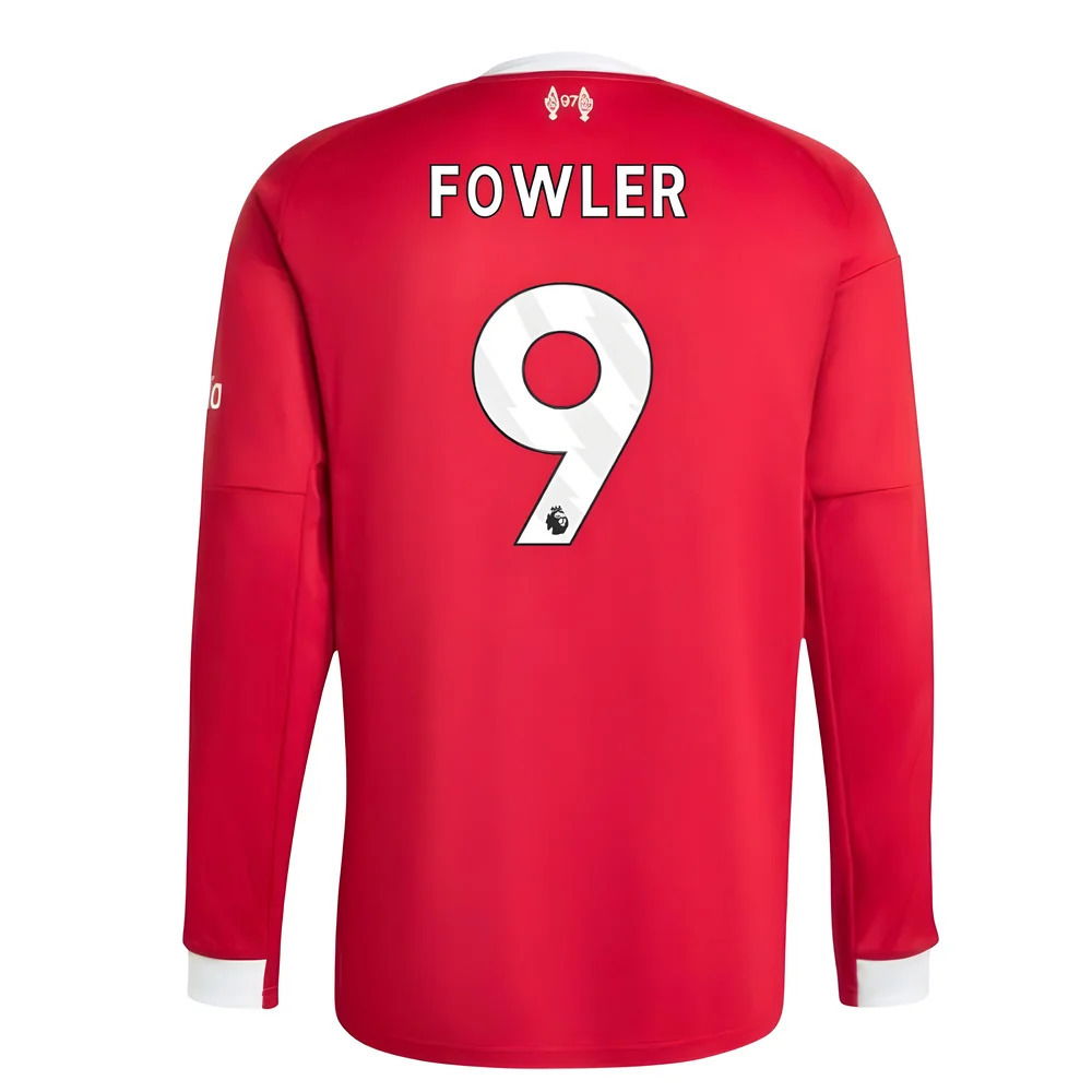 2025-2026 Liverpool Long Sleeve Home Shirt (Fowler 9)