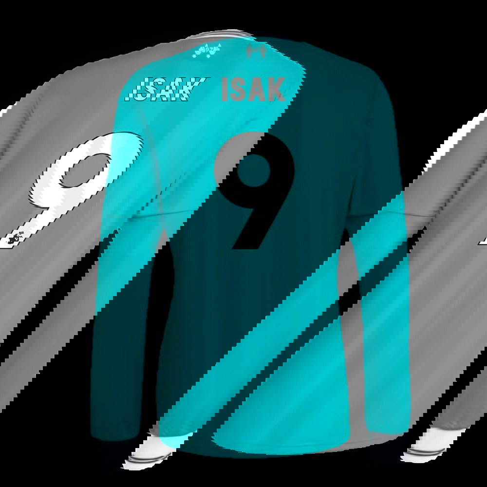 2025-2026 Liverpool Long Sleeve Third Shirt (Isak 9)