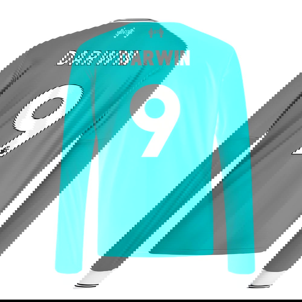 2025-2026 Liverpool Long Sleeve Third Shirt (Kids) (Darwin 9)