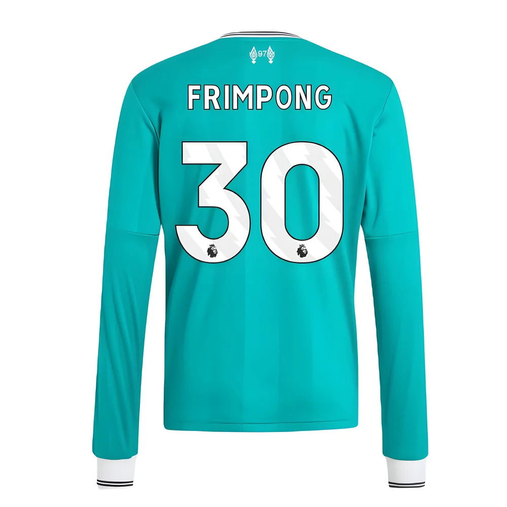 2025-2026 Liverpool Long Sleeve Third Shirt (Kids) (Frimpong 30)