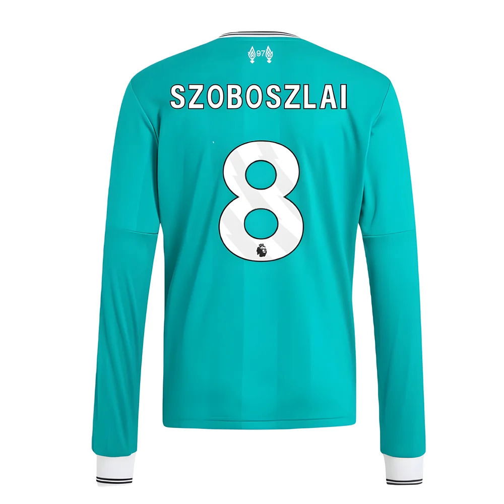 2025-2026 Liverpool Long Sleeve Third Shirt (Kids) (Szoboszlai 8)