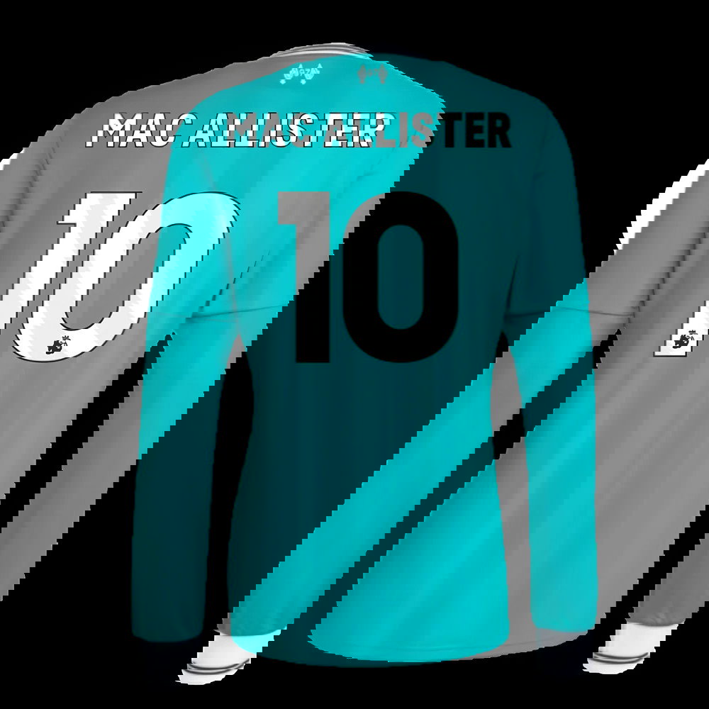 2025-2026 Liverpool Long Sleeve Third Shirt (Mac Allister 10)