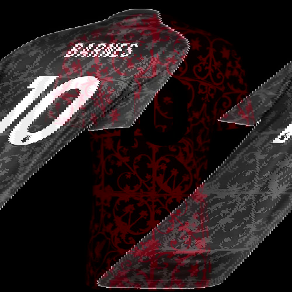2025-2026 Liverpool Pre-Match Shirt (Black) (Barnes 10)