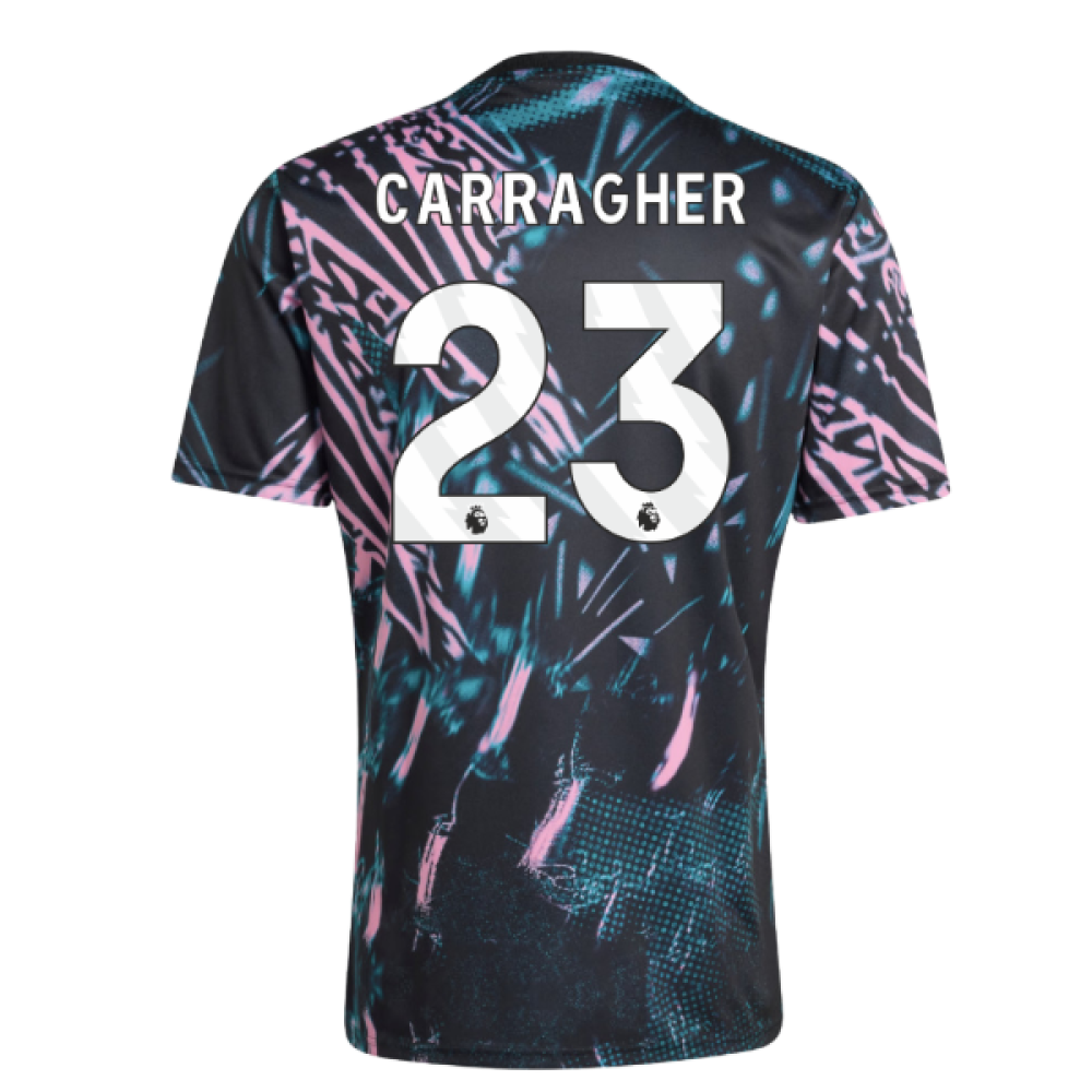 2025-2026 Liverpool Pre Match Shirt (Black) (Carragher 23)