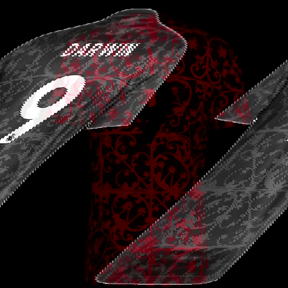 2025-2026 Liverpool Pre-Match Shirt (Black) (Darwin 9)