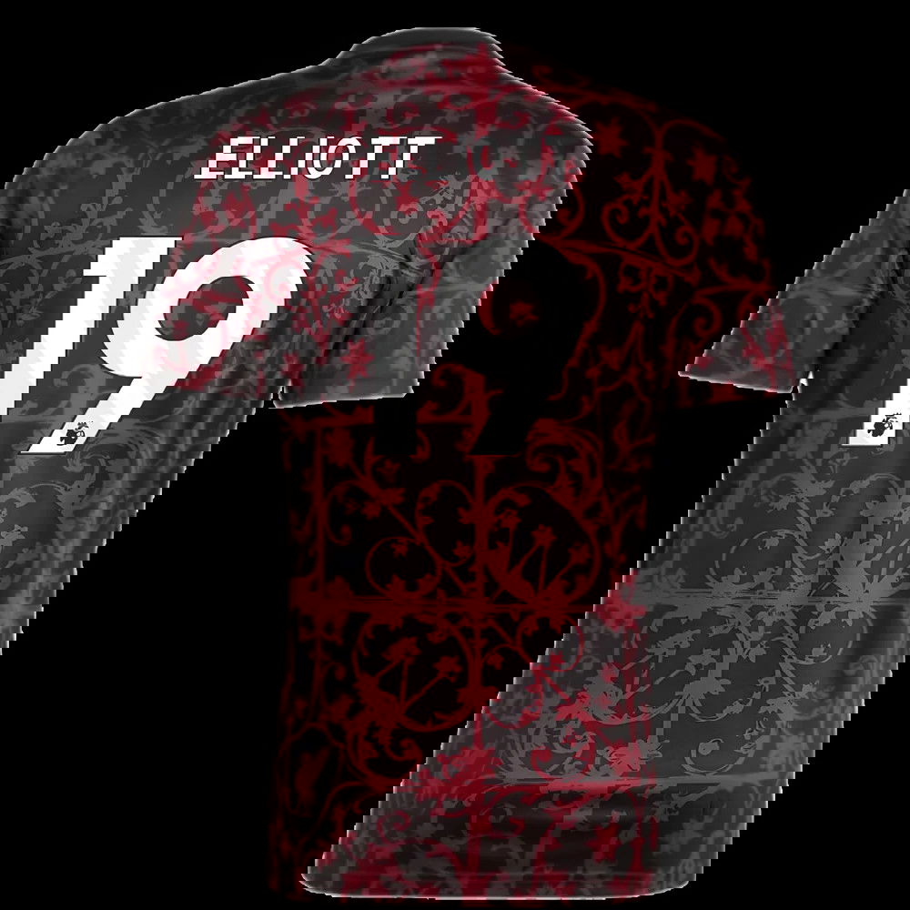 2025-2026 Liverpool Pre-Match Shirt (Black) (Elliott 19)