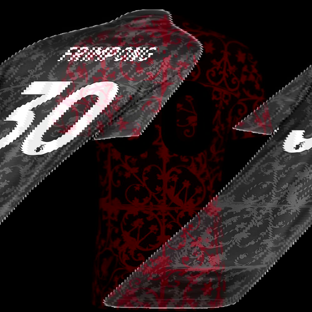 2025-2026 Liverpool Pre-Match Shirt (Black) (Frimpong 30)