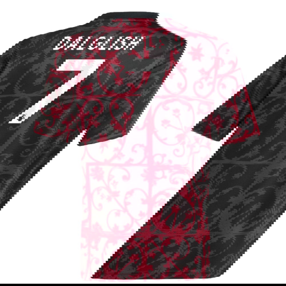 2025-2026 Liverpool Pre-Match Shirt (Black) - Kids (Dalglish 7)