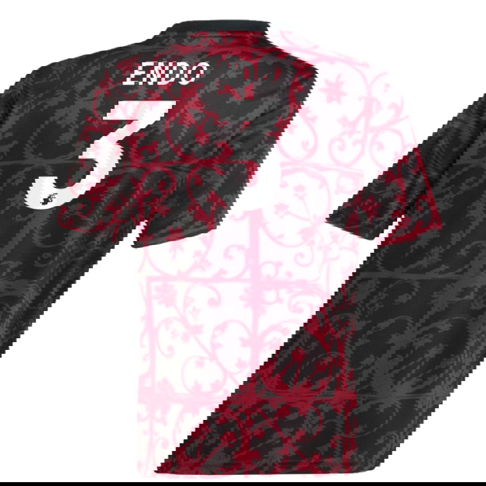 2025-2026 Liverpool Pre-Match Shirt (Black) - Kids (Endo 3)