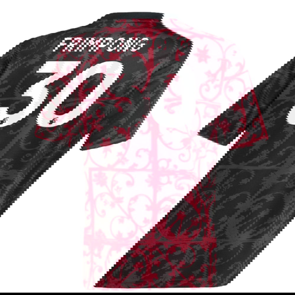 2025-2026 Liverpool Pre-Match Shirt (Black) - Kids (Frimpong 30)