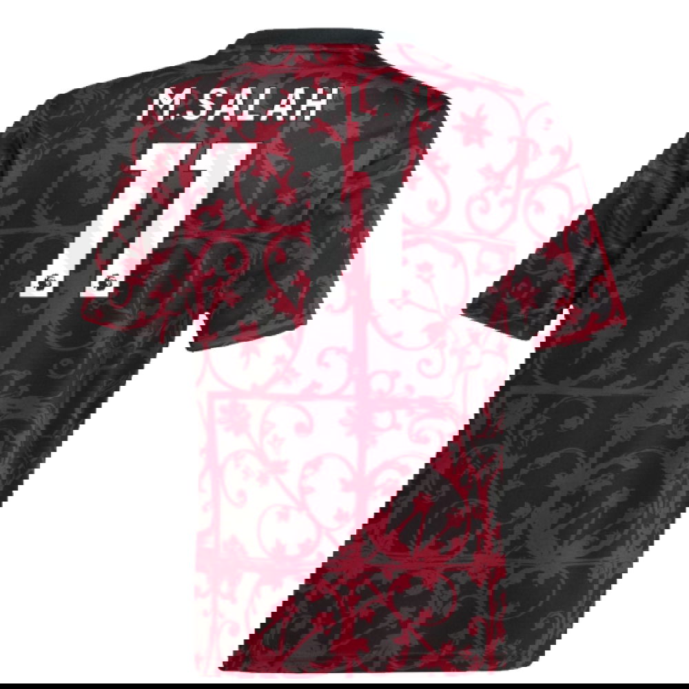 2025-2026 Liverpool Pre-Match Shirt (Black) - Kids (M.Salah 11)